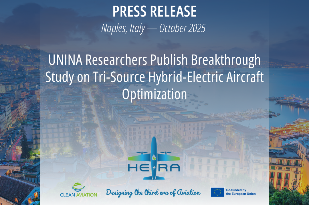 Press Release: UNINA researchers  publish breakthrough study on tri-Source Hybrid-Electric Aircraft Optimization